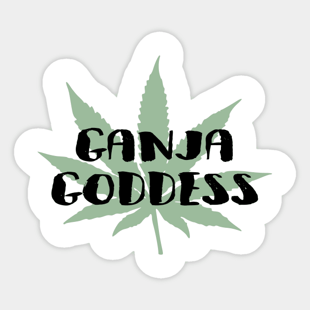GANJA GODDESS Sticker by SmartCraftCo